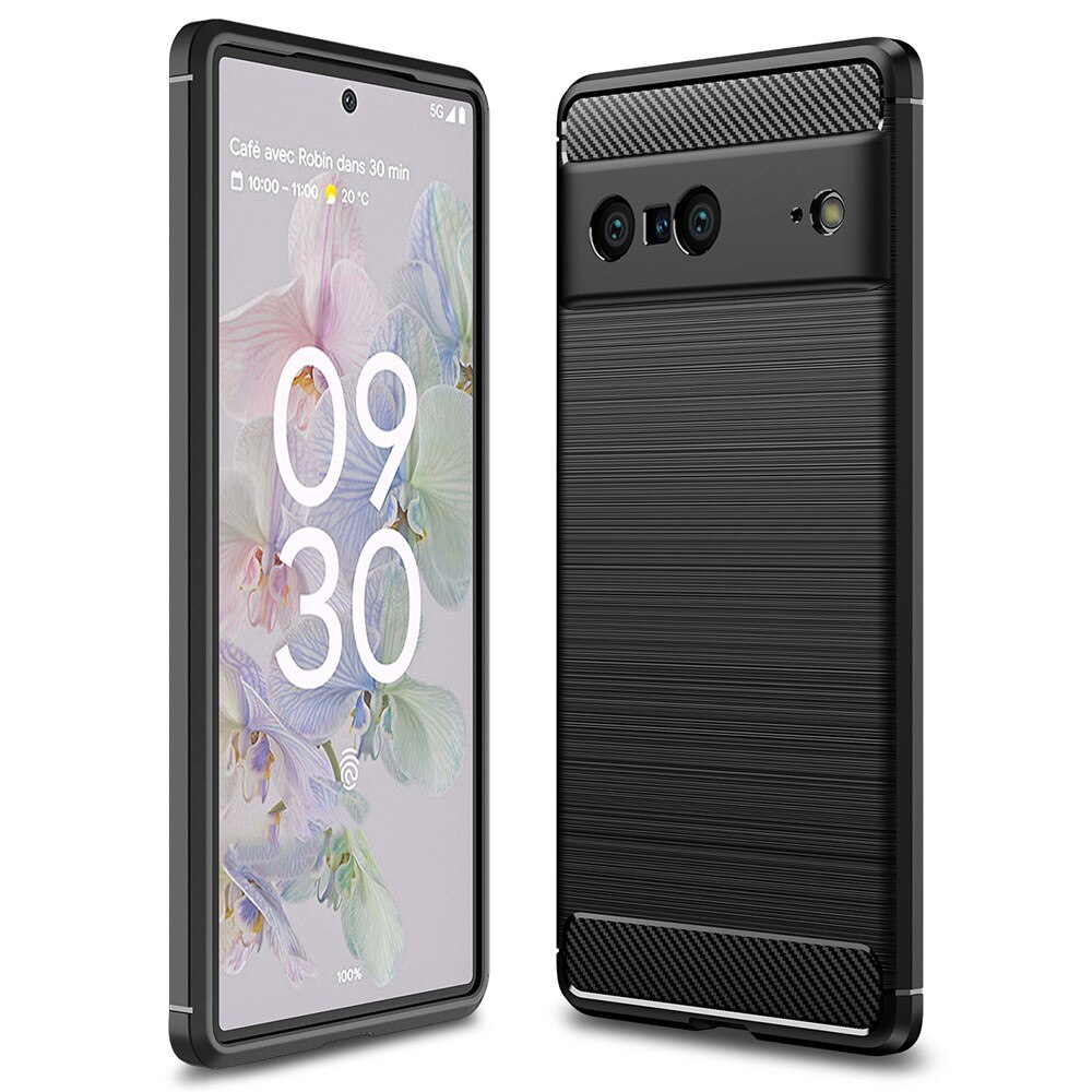 Hoesje TPU Brushed Google Pixel 7 Zwart