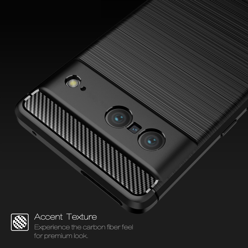 Hoesje TPU Brushed Google Pixel 7 Zwart