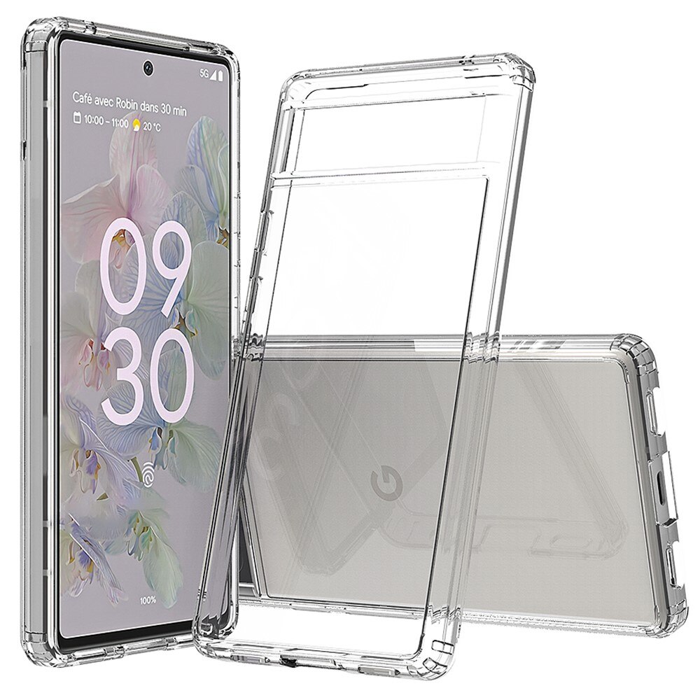 Crystal Hybrid Case Google Pixel 6a transparant