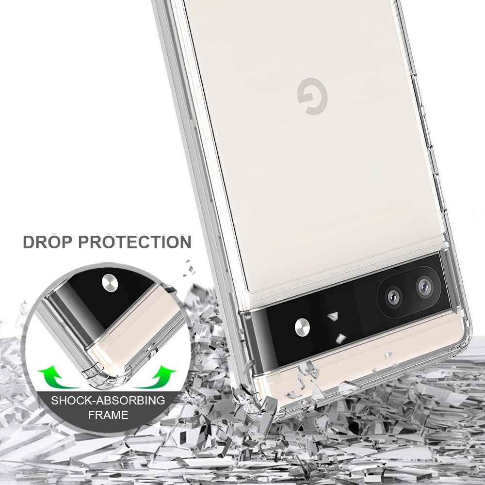 Crystal Hybrid Case Google Pixel 6a transparant