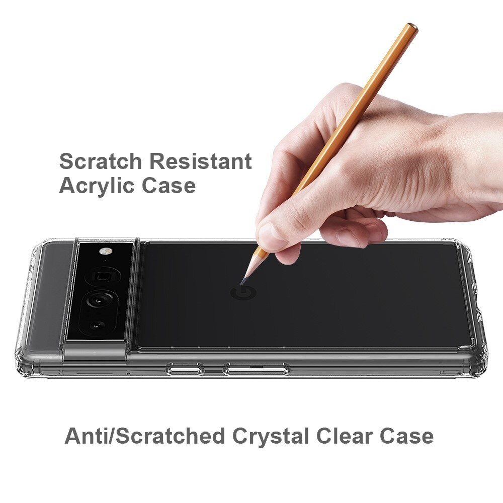 Crystal Hybrid Case Google Pixel 7 Pro transparant