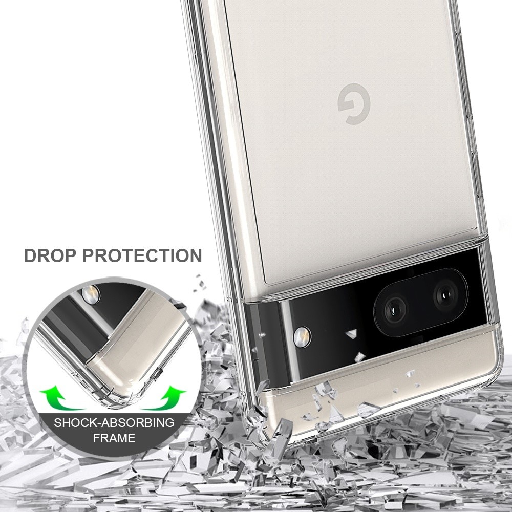 Crystal Hybrid Case Google Pixel 7 transparant