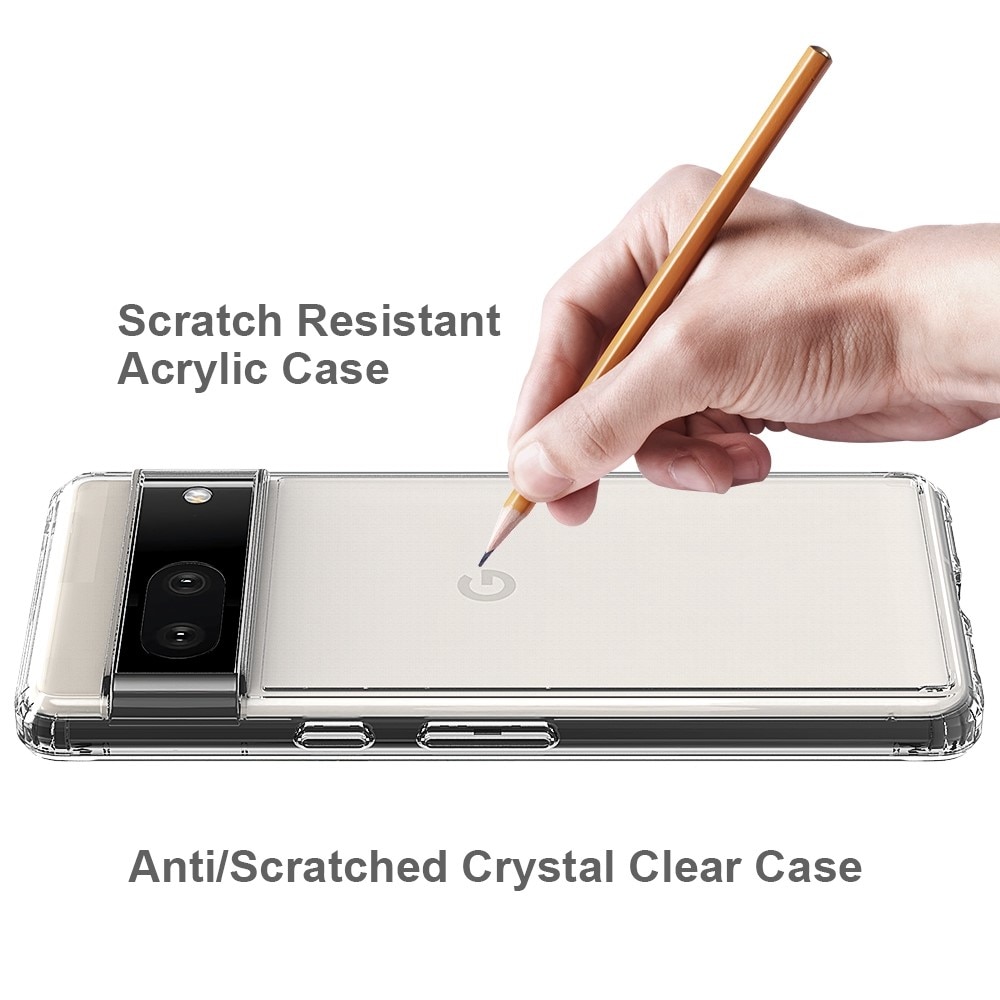 Crystal Hybrid Case Google Pixel 7 transparant