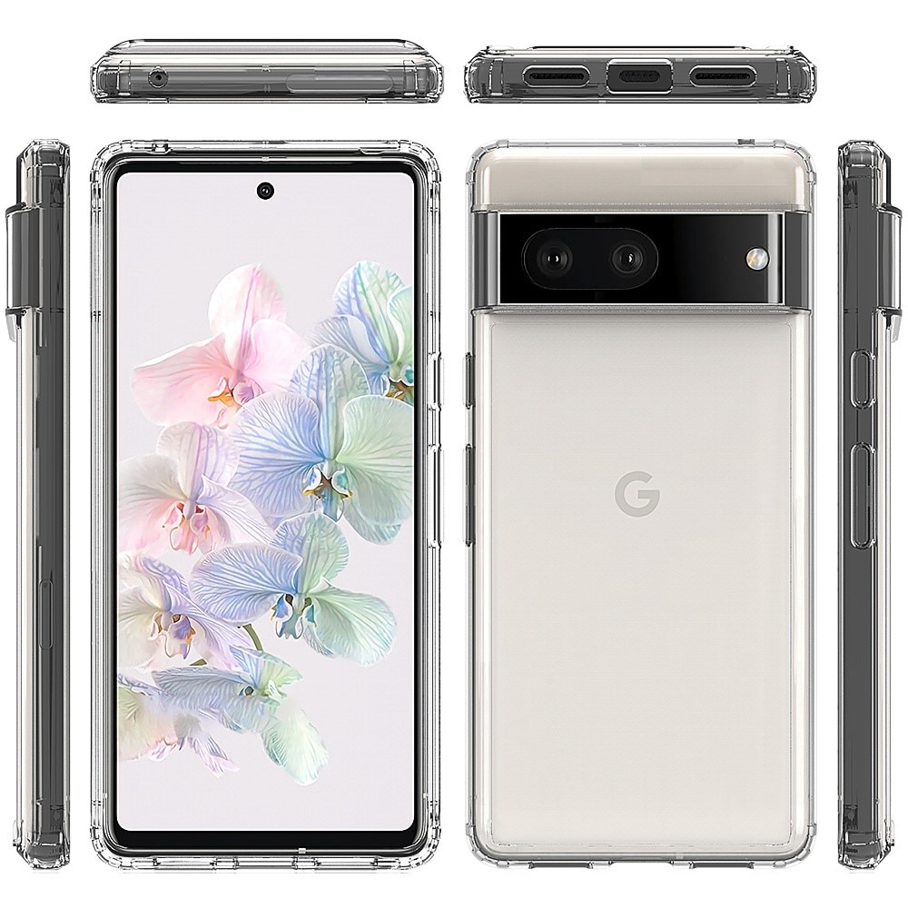 Crystal Hybrid Case Google Pixel 7 transparant