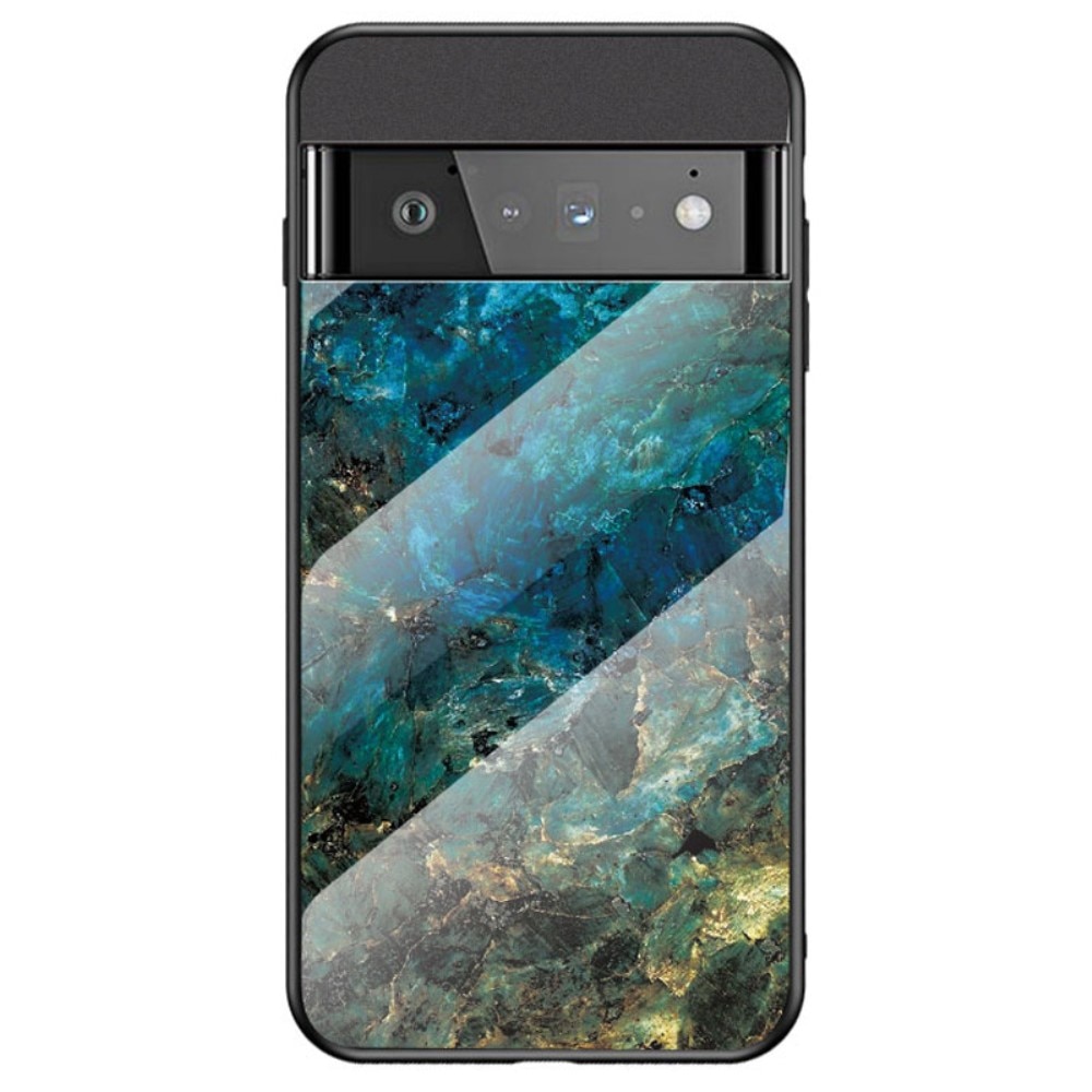 Google Pixel 7 Pro Hoesje Gehard Glas emerald