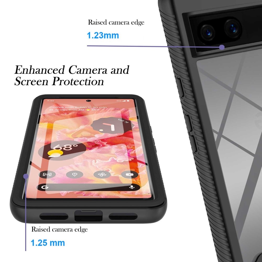 Google Pixel 7 Full Protection Case Zwart