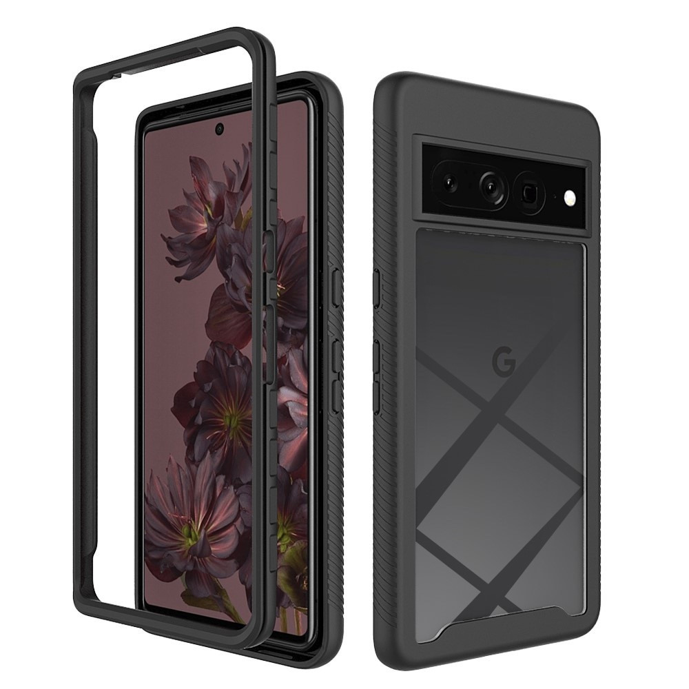 Google Pixel 7 Pro Full Cover Skal Zwart