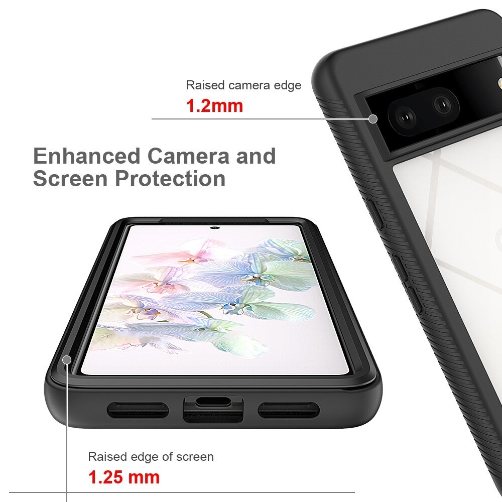 Google Pixel 7 Full Cover Case Zwart