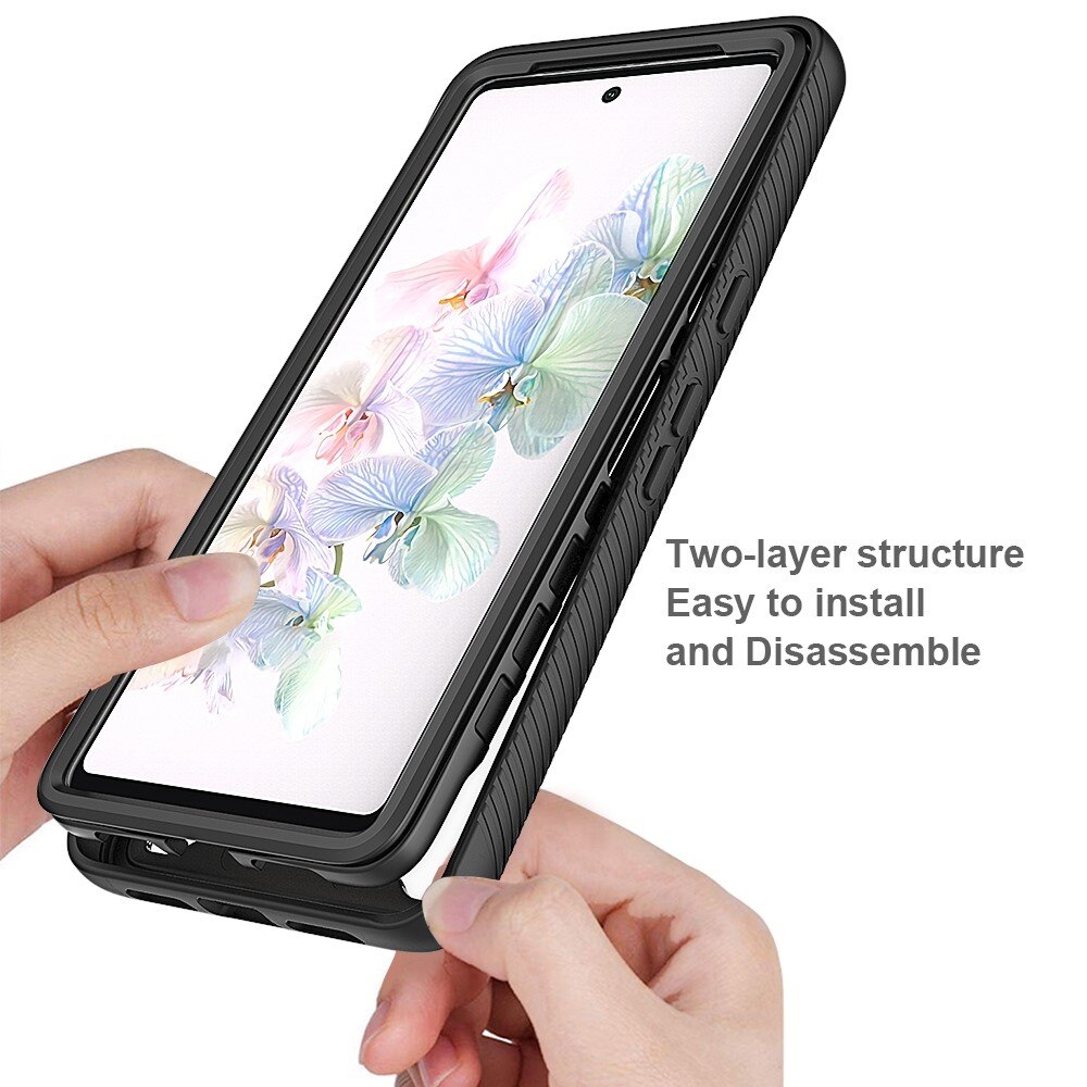Google Pixel 7 Full Cover Case Zwart