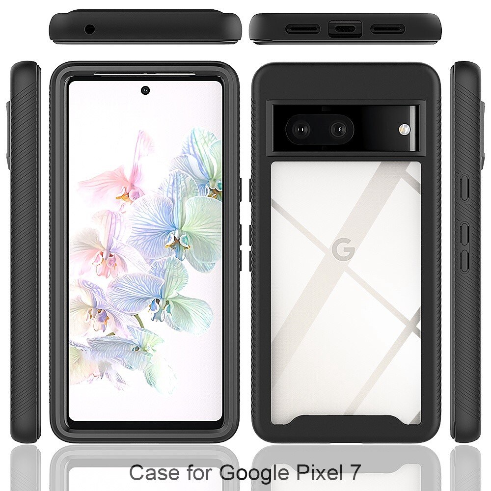 Google Pixel 7 Full Cover Skal Zwart