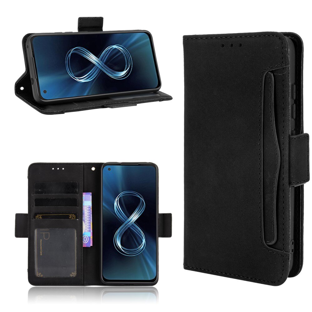 Asus ZenFone 8 Multi Bookcover hoesje Zwart