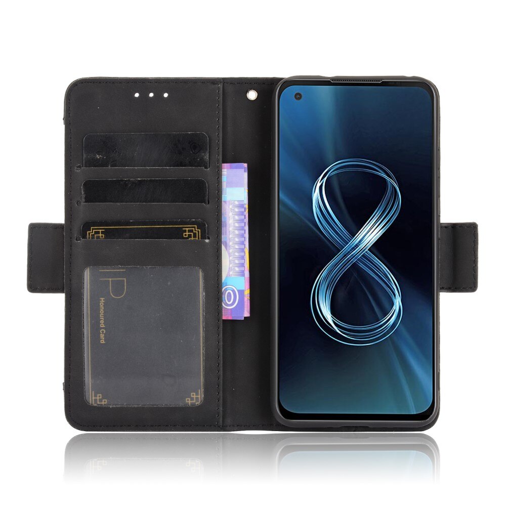 Asus ZenFone 8 Multi Bookcover hoesje Zwart