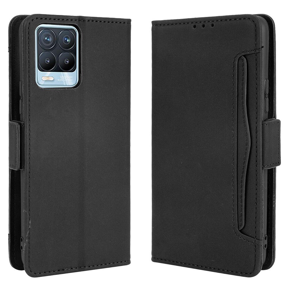 Realme 8/8 Pro Multi Bookcover hoesje Zwart