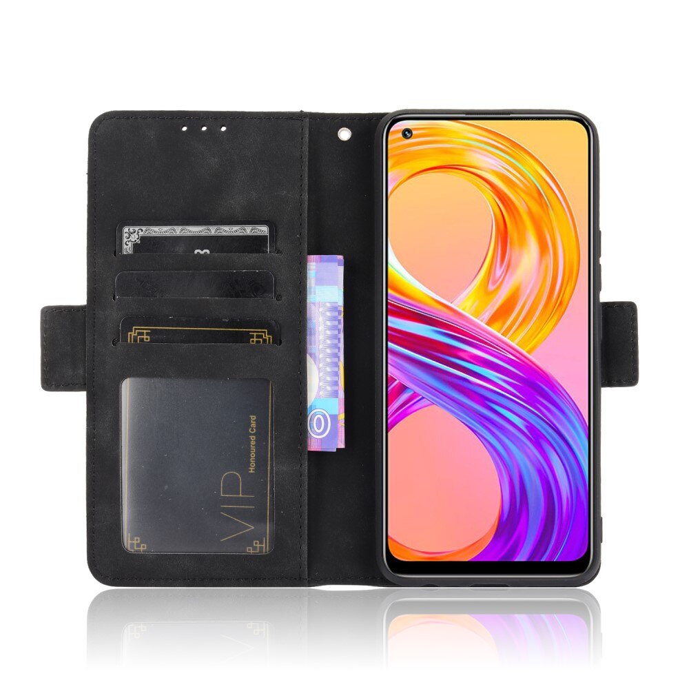 Realme 8/8 Pro Multi Bookcover hoesje Zwart