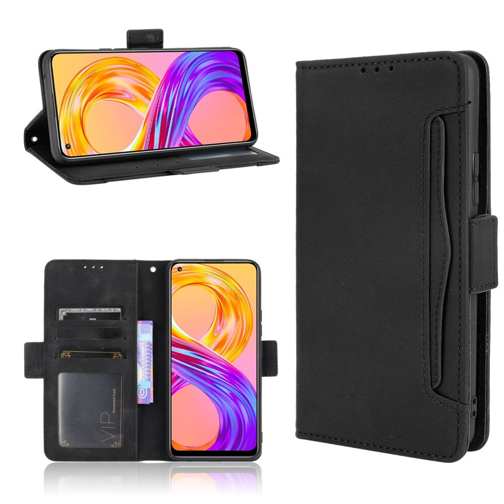 Realme 8/8 Pro Multi Bookcover hoesje Zwart