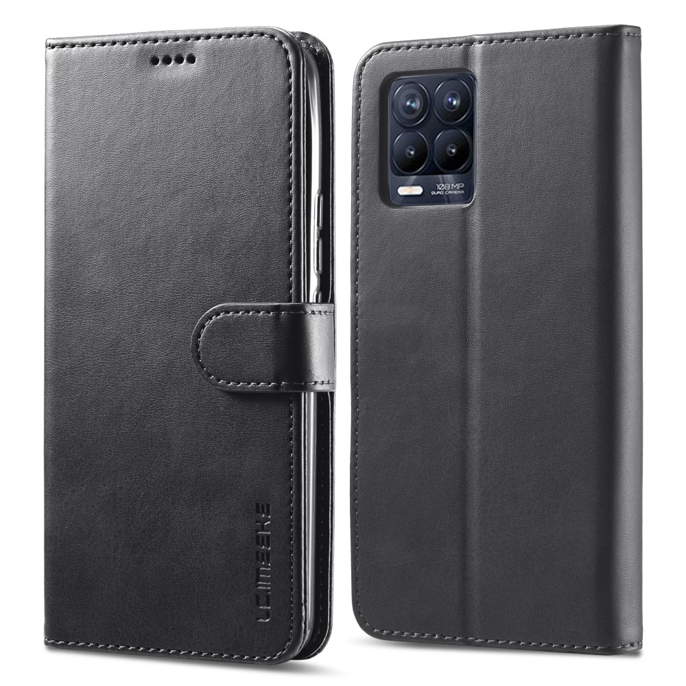 Bookcover hoesje Realme 8/8 Pro Zwart