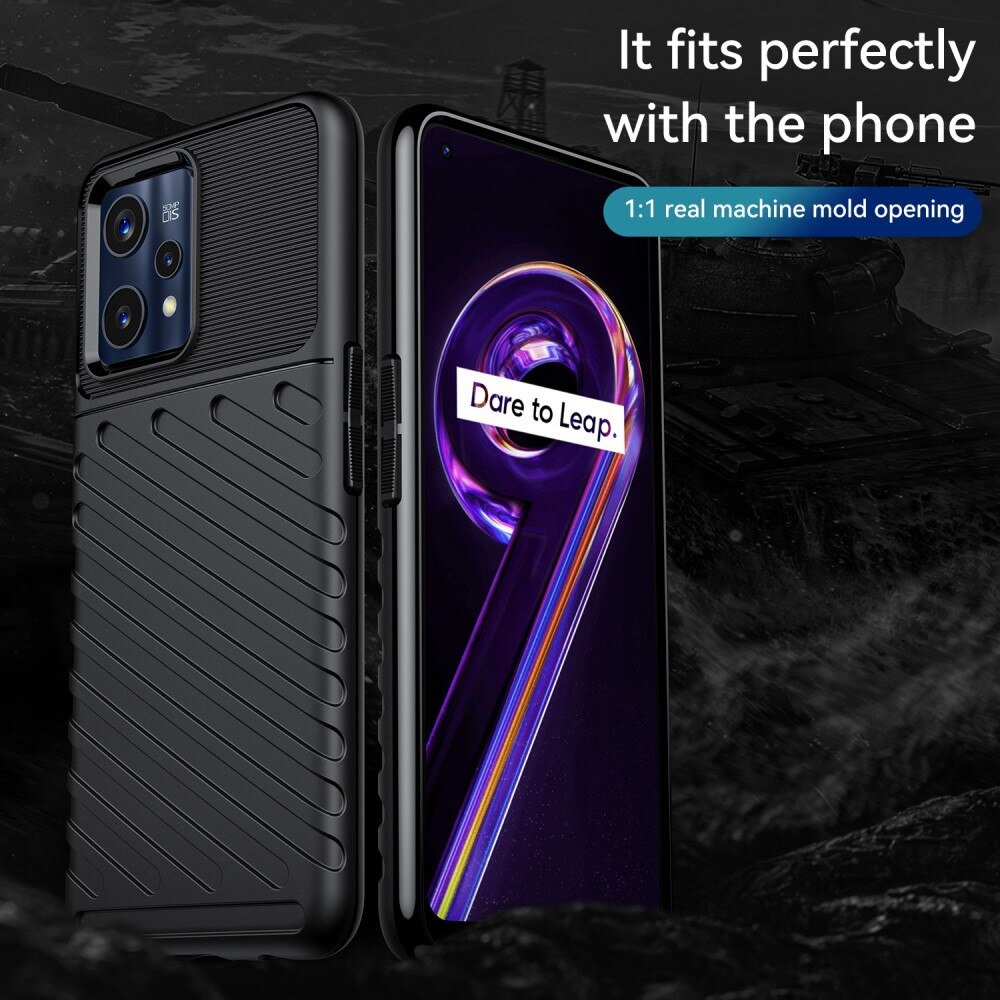 Realme 9 Pro Plus Thunder TPU Case Zwart