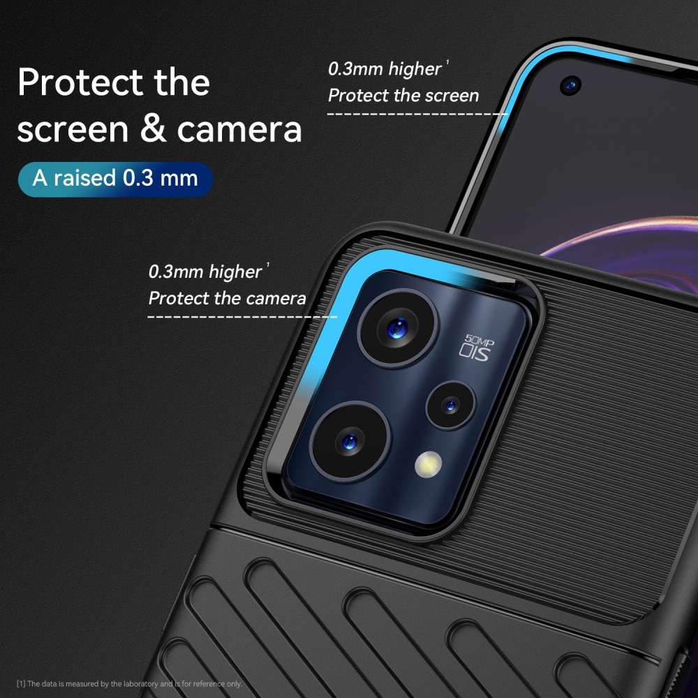 Realme 9 Pro Plus Thunder TPU Case Zwart