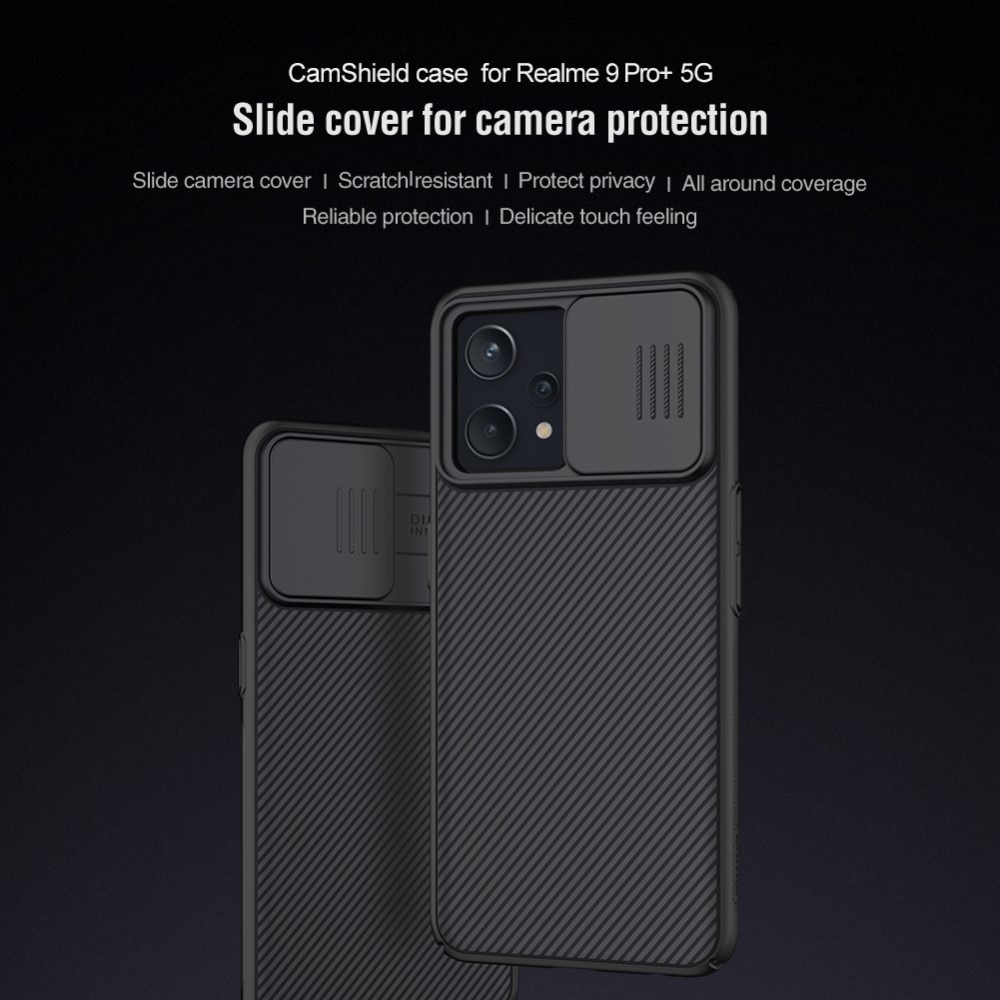 CamShield Case Realme 9 Pro Plus Zwart