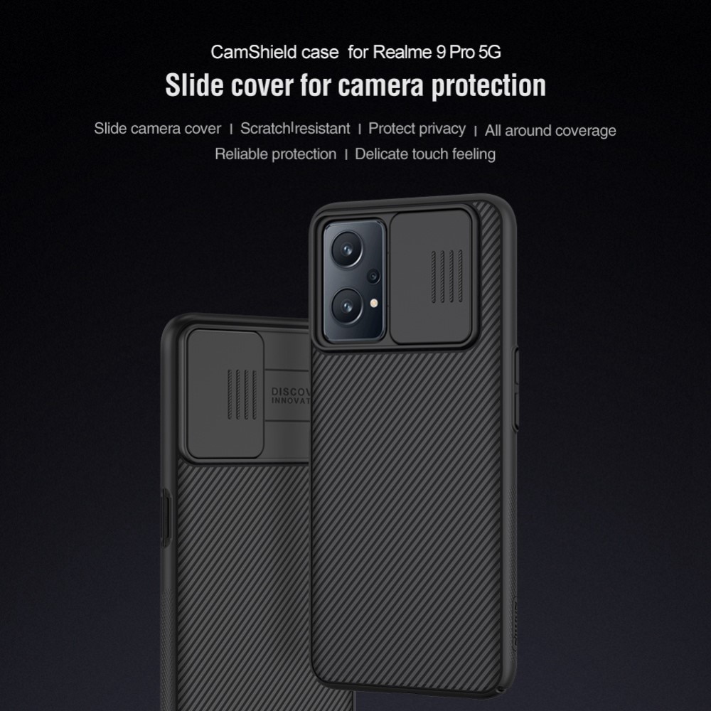 CamShield Case Realme 9 Pro Zwart
