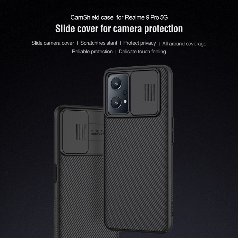 CamShield Case OnePlus/Realme OnePlus Nord CE 2 Lite 5G/9 Pro Zwart