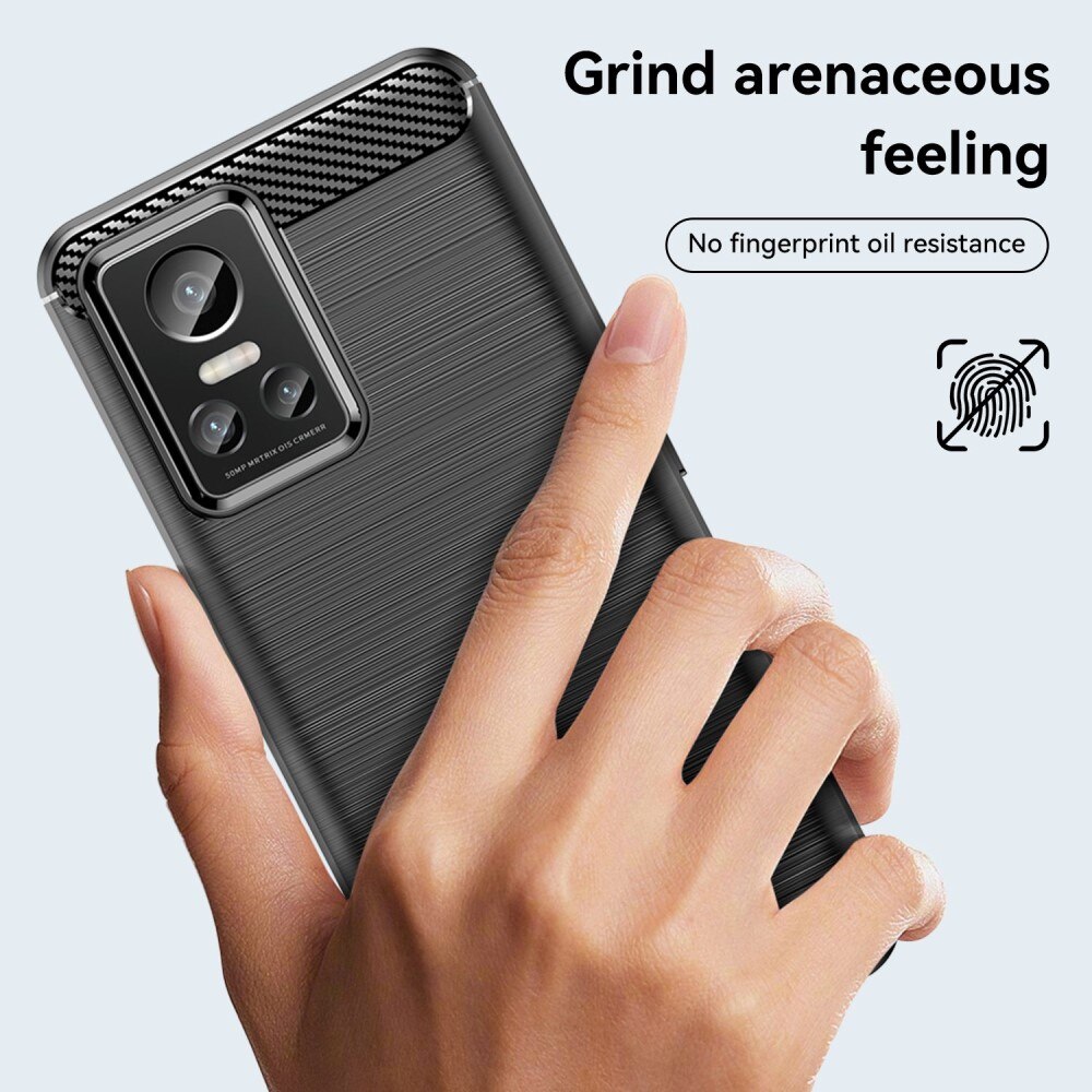 Brushed TPU Case Realme GT Neo 3 Zwart