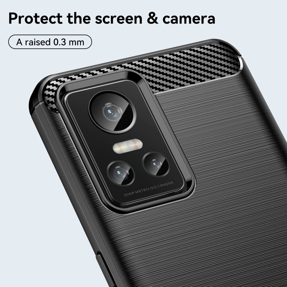 Hoesje TPU Brushed Realme GT Neo 3 Zwart