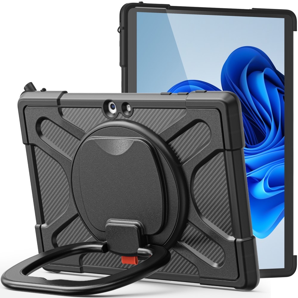 Microsoft Surface Go/Go 2/Go 3 10,5 Kickstand Hybrid Case Zwart
