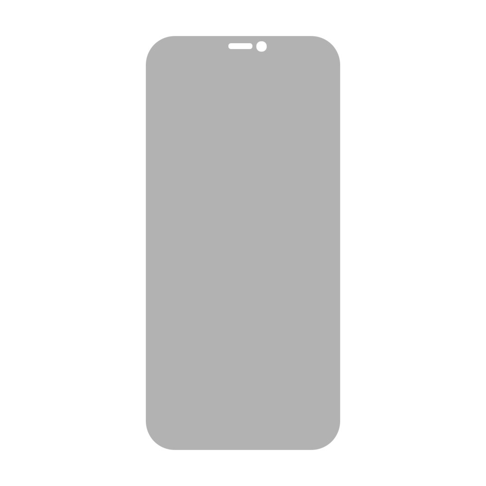 iPhone 13 Mini Privacy Screenprotector Gehard Glas Zwart