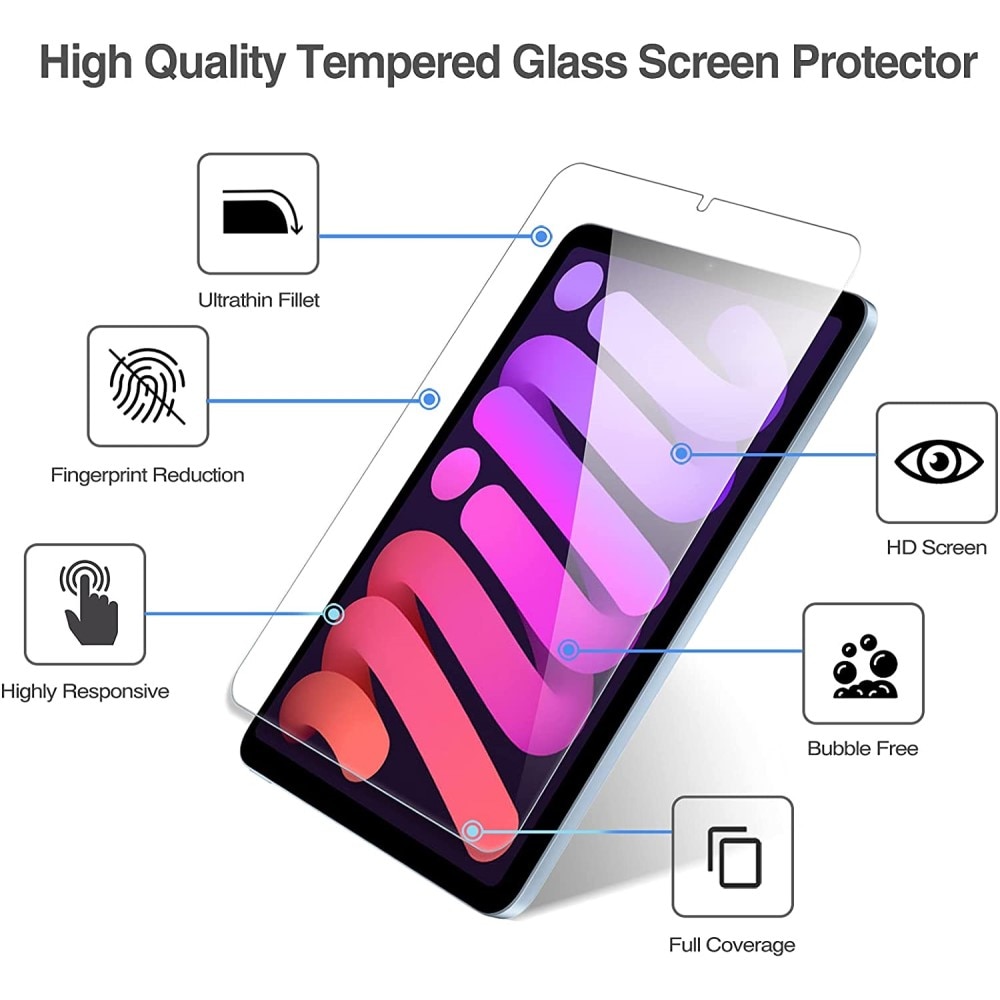 iPad Mini 6th Gen (2021) Gehard Glas 0.3mm Screenprotector