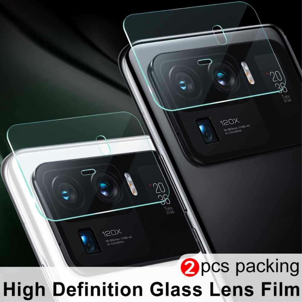 2-pack Gehard Glas Camera Protector Xiaomi Mi 11 Ultra