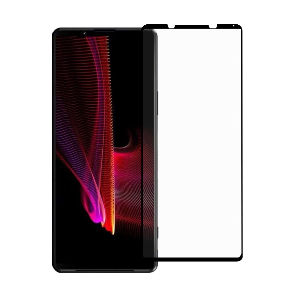 Sony Xperia 1 III Full-cover Gehard Glas Zwart