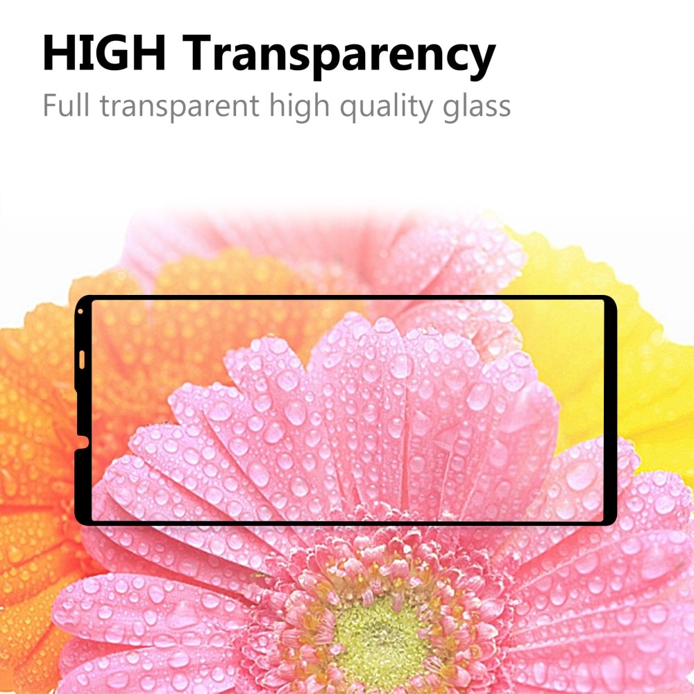 Sony Xperia 10 III Full-cover Gehard Glas Zwart