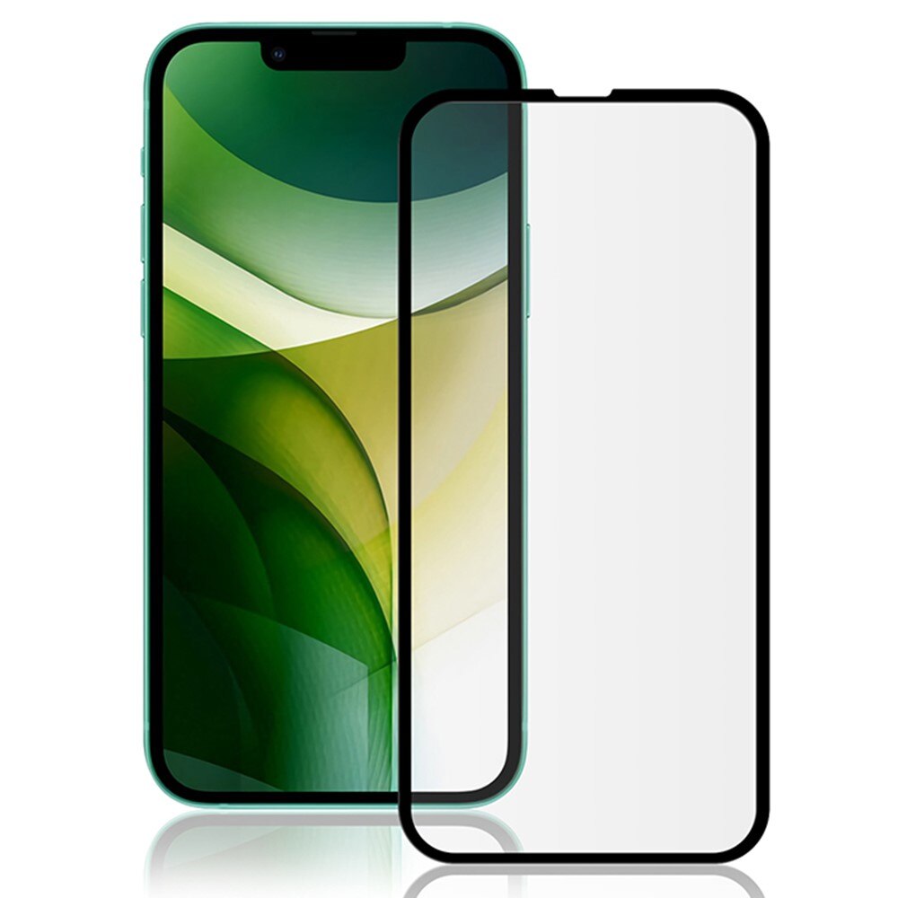 Full-cover Gehard Glas iPhone 13 Mini Zwart