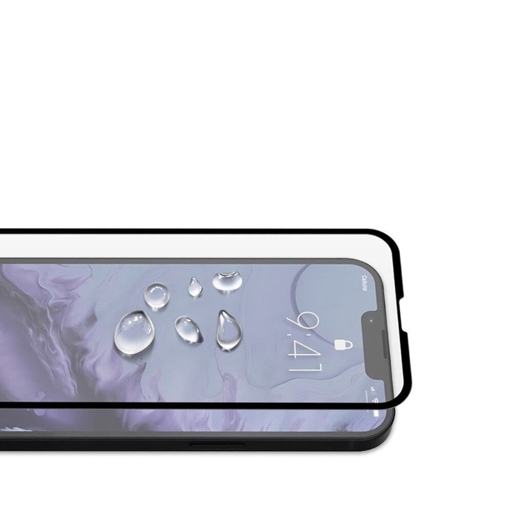 Full-cover Gehard Glas iPhone 13 Pro zwart