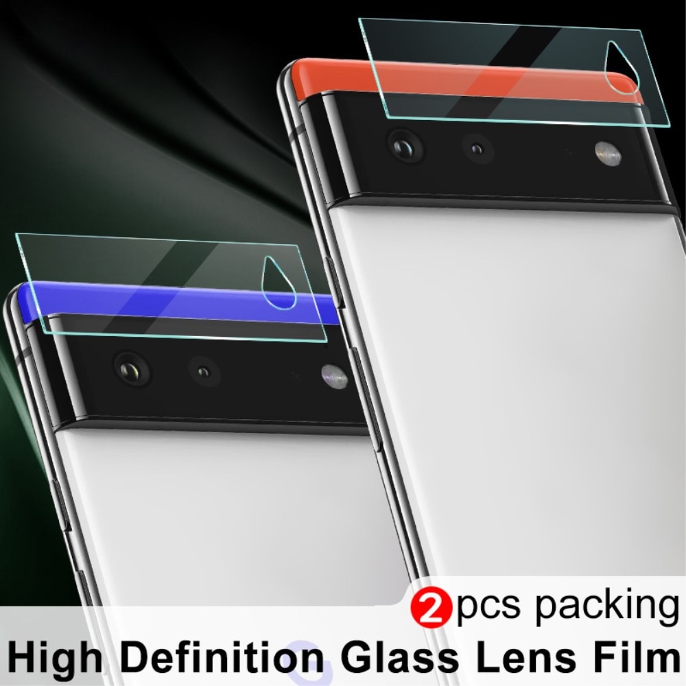 2-pack Gehard Glas Camera Protector Google Pixel 6