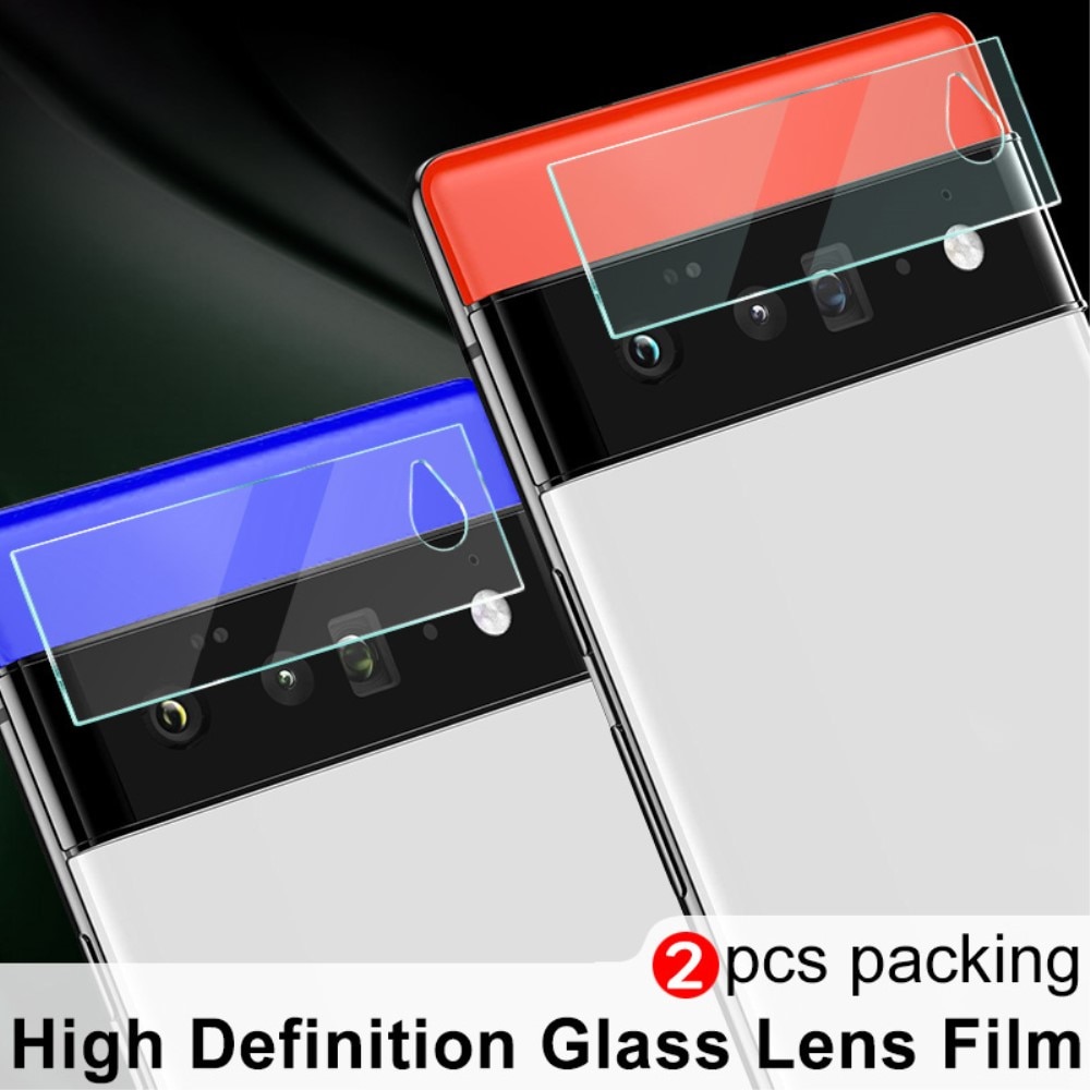 2-pack Gehard Glas Camera Protector Google Pixel 6 Pro