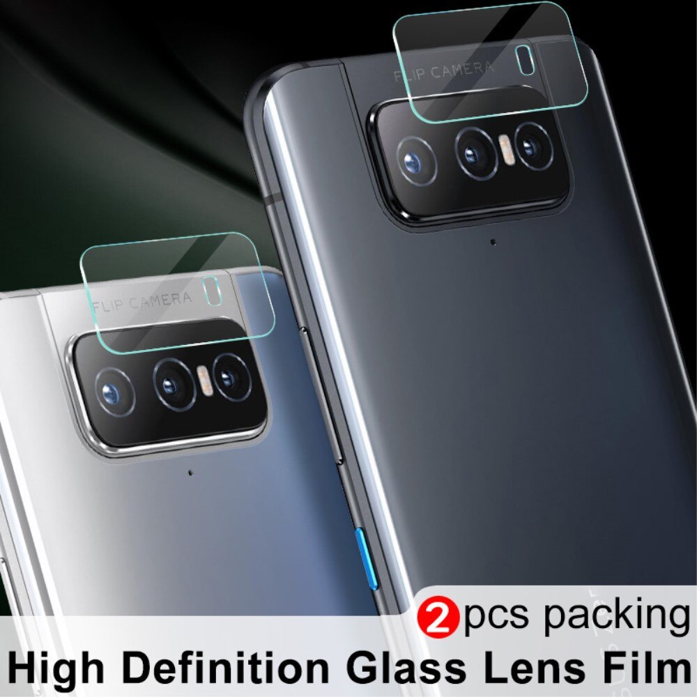 2-pack Gehard Glas Camera Protector Asus ZenFone 8 Flip