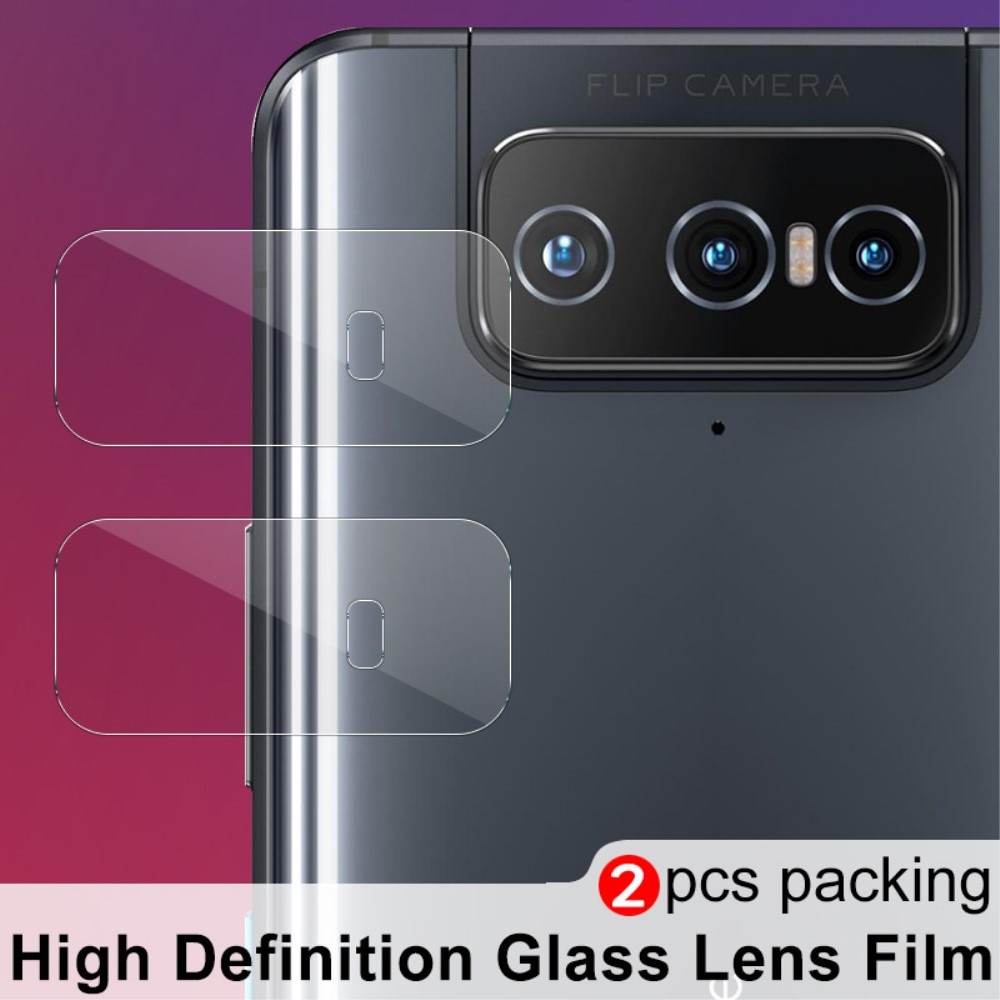 2-pack Gehard Glas Camera Protector Asus ZenFone 8 Flip