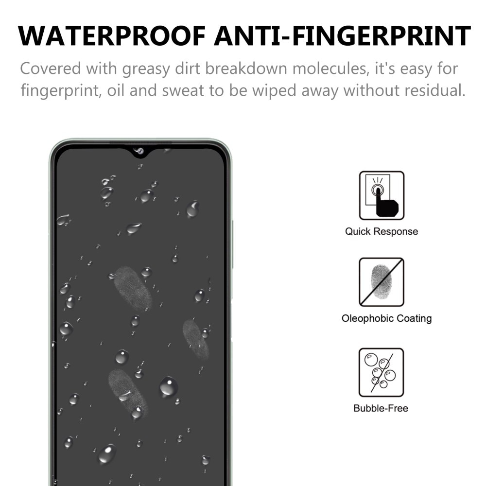 Samsung Galaxy A22 5G Full-cover Gehard Glas Zwart