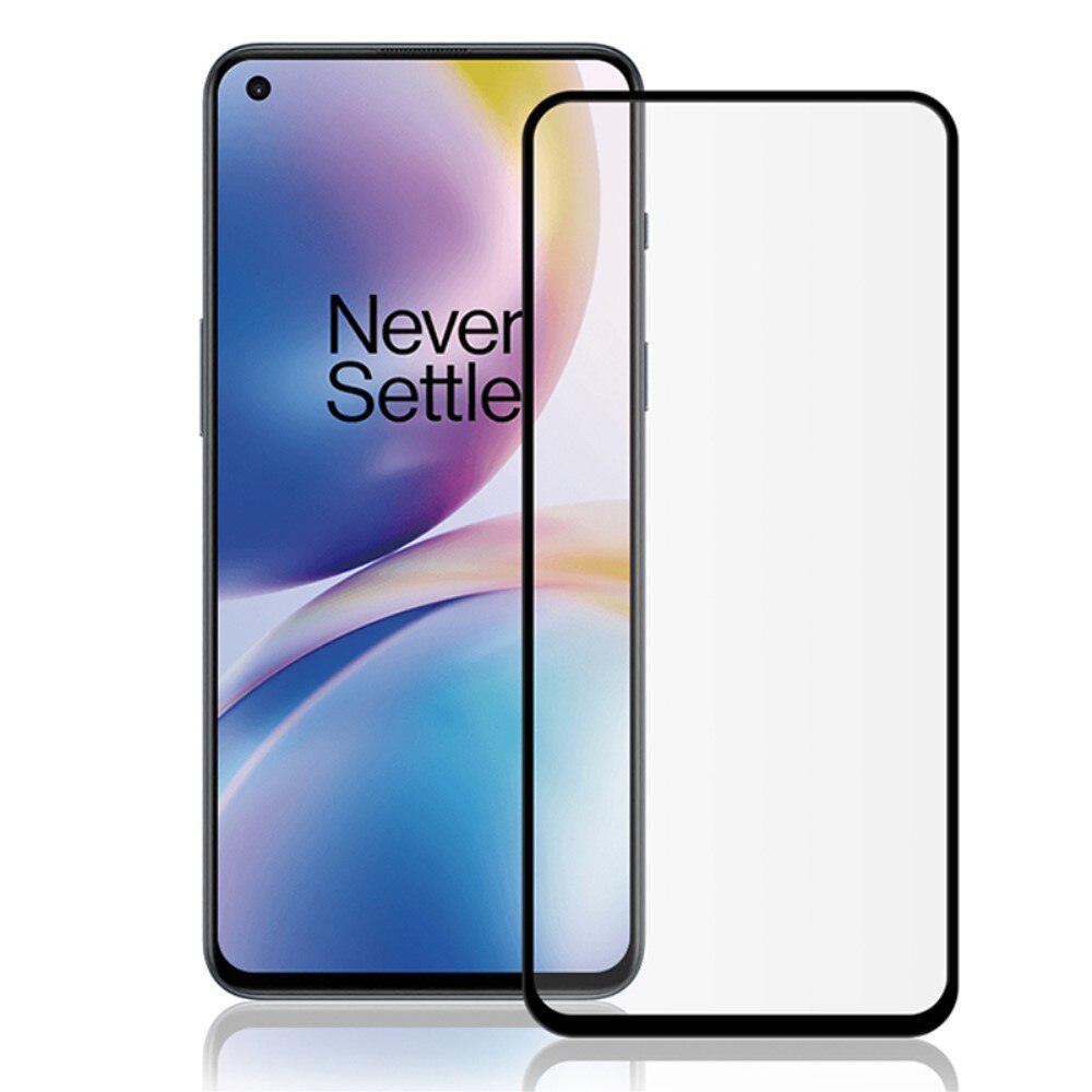 Full-cover Gehard Glas OnePlus Nord 2 5G Zwart