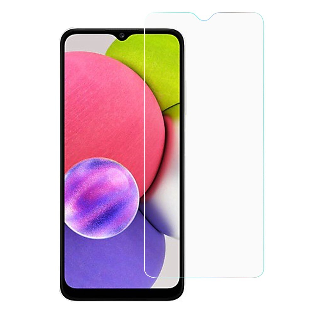 Samsung Galaxy A03s Screenprotector Gehard Glas 0.3mm