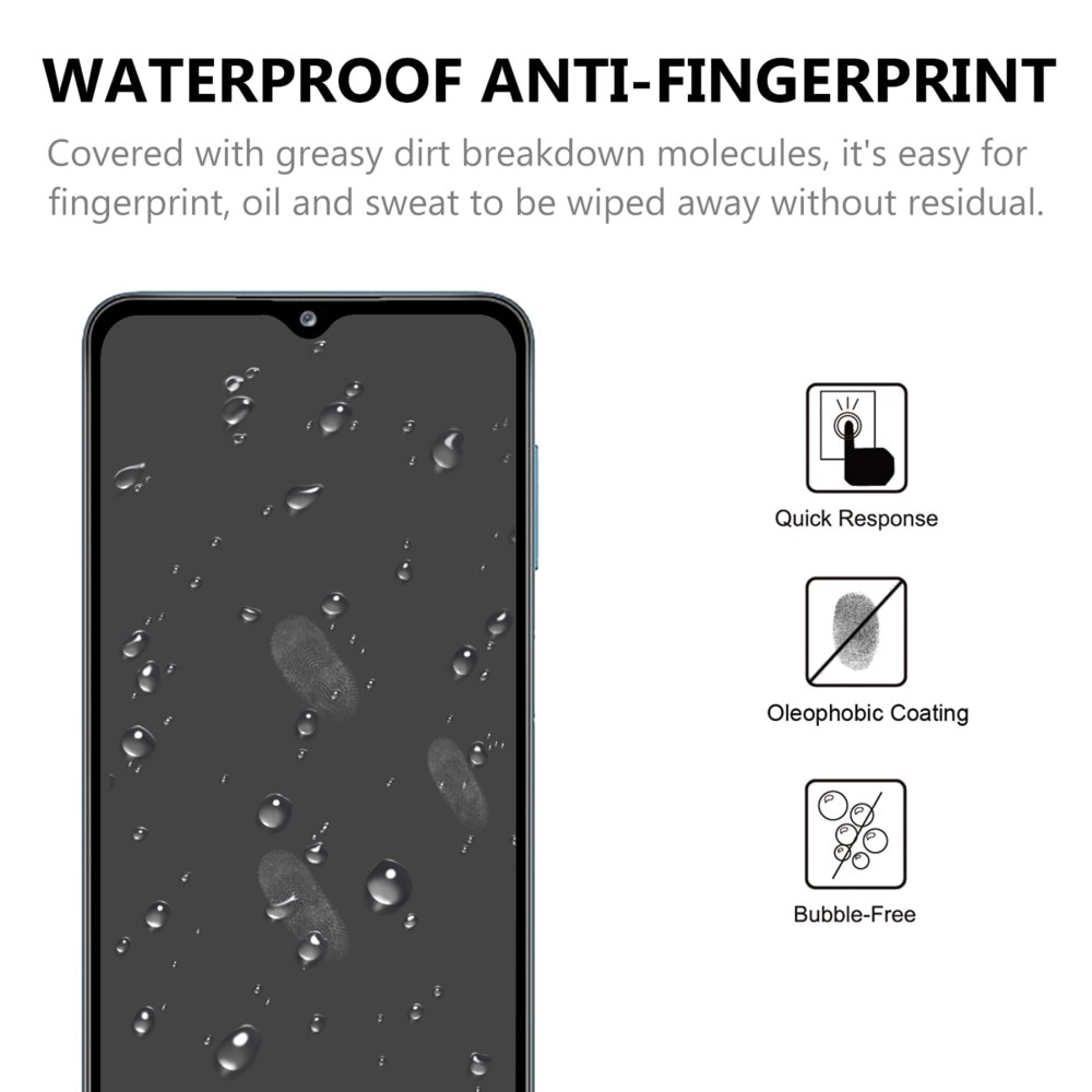 Samsung Galaxy A13 5G Full-cover Gehard Glas Zwart