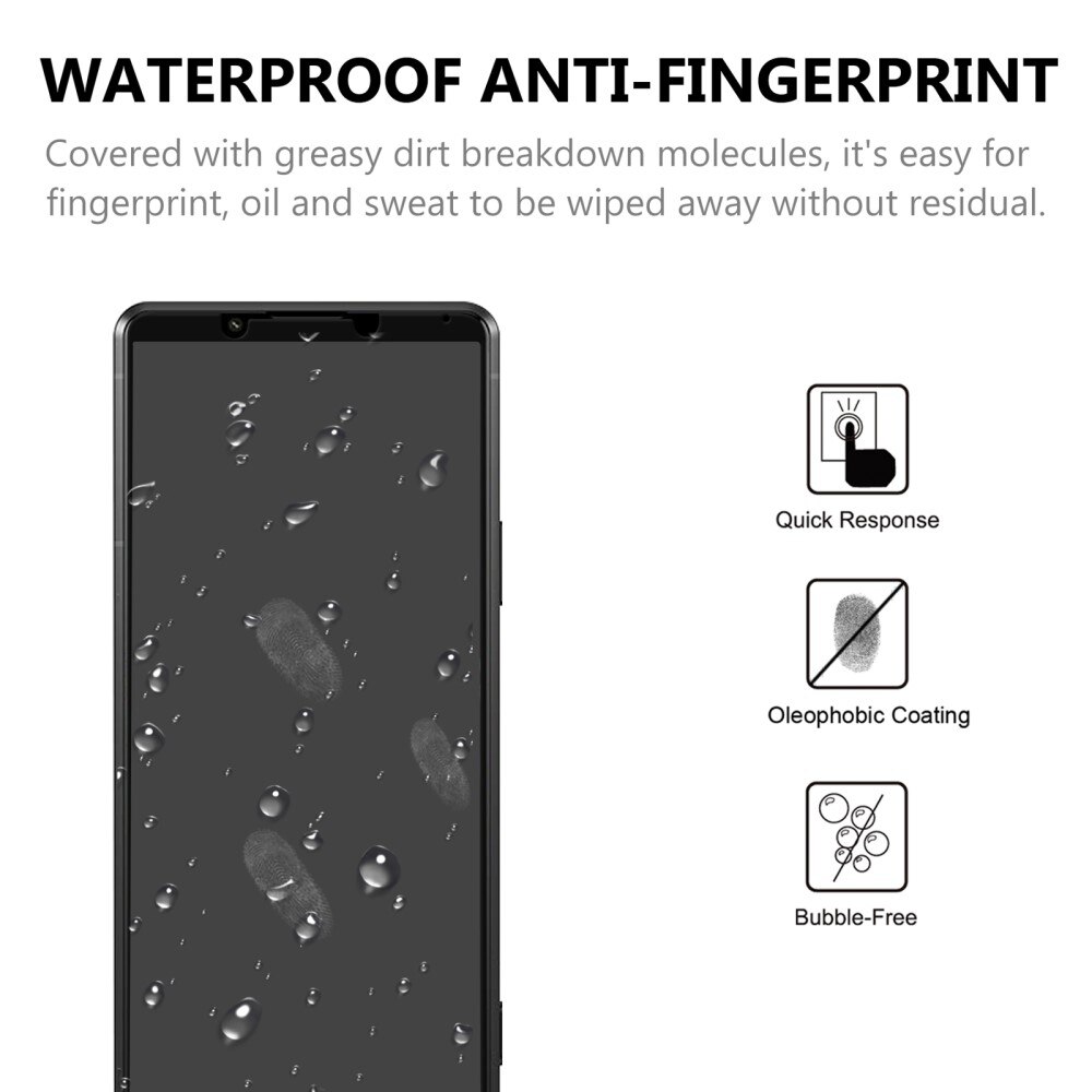 Sony Xperia Pro-I Full-cover Gehard Glas Zwart