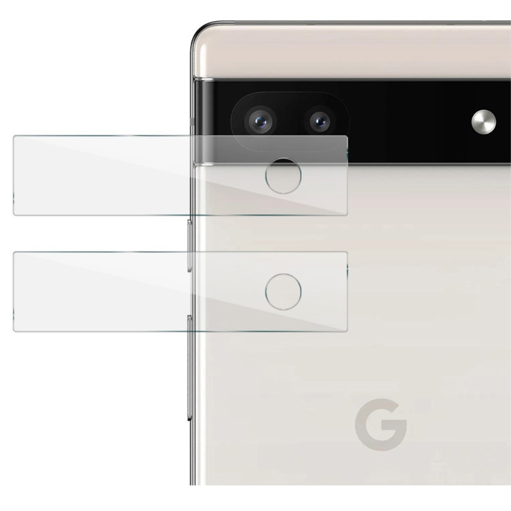 2-pack Gehard Glas Camera Protector Google Pixel 6a