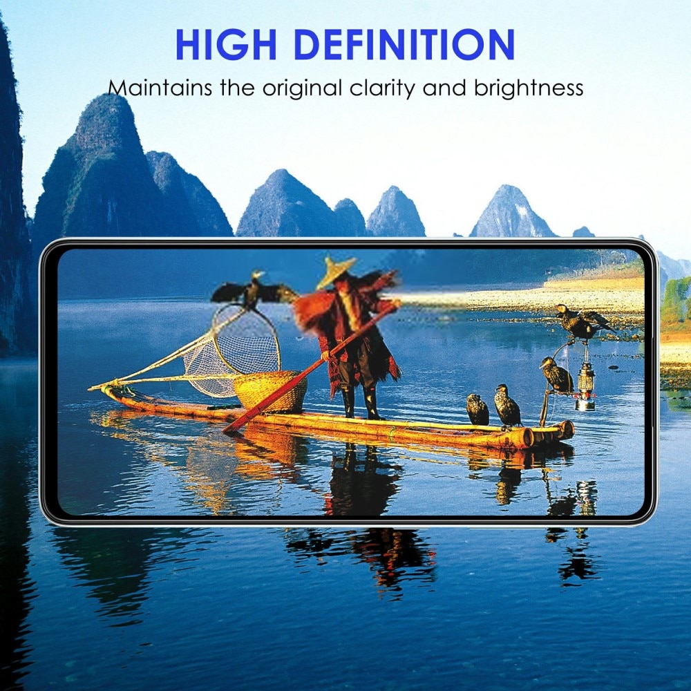 Samsung Galaxy A73 5G Full-cover Gehard Glas Zwart