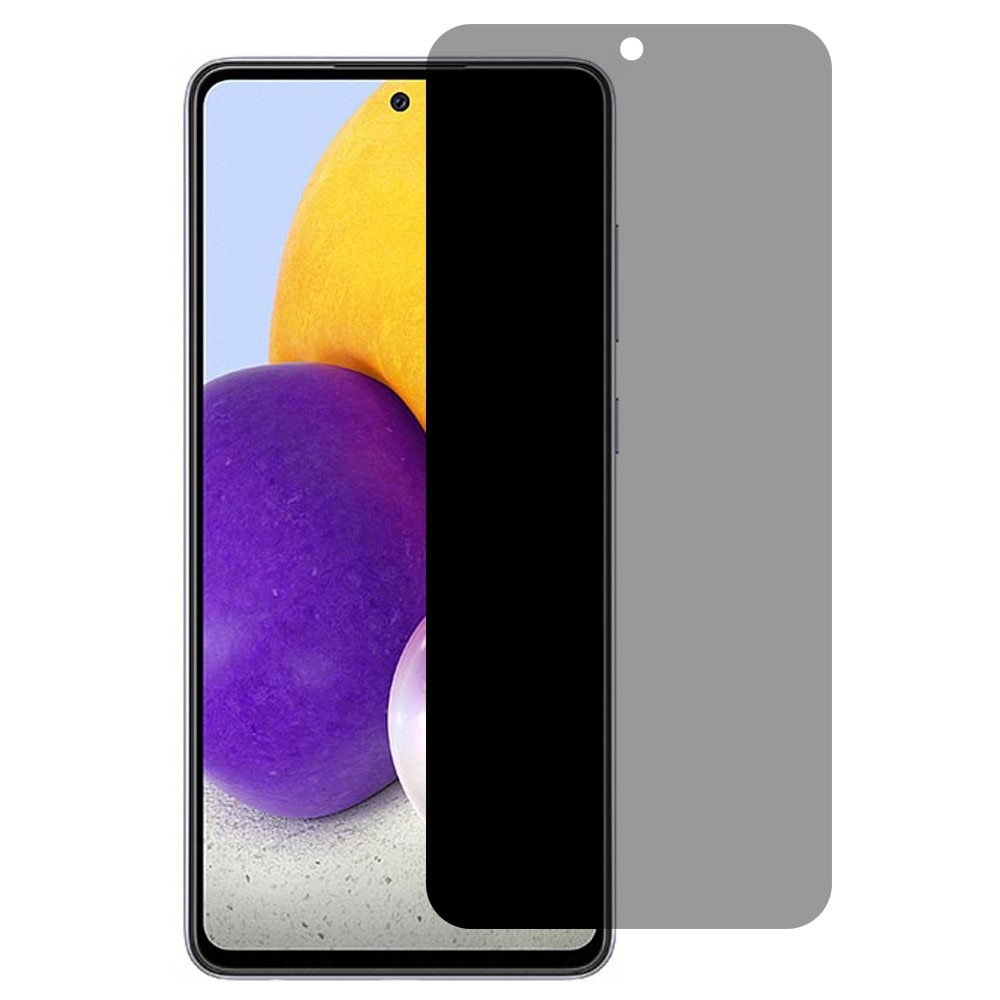 Samsung Galaxy A53 Privacy Screenprotector Gehard Glas Zwart