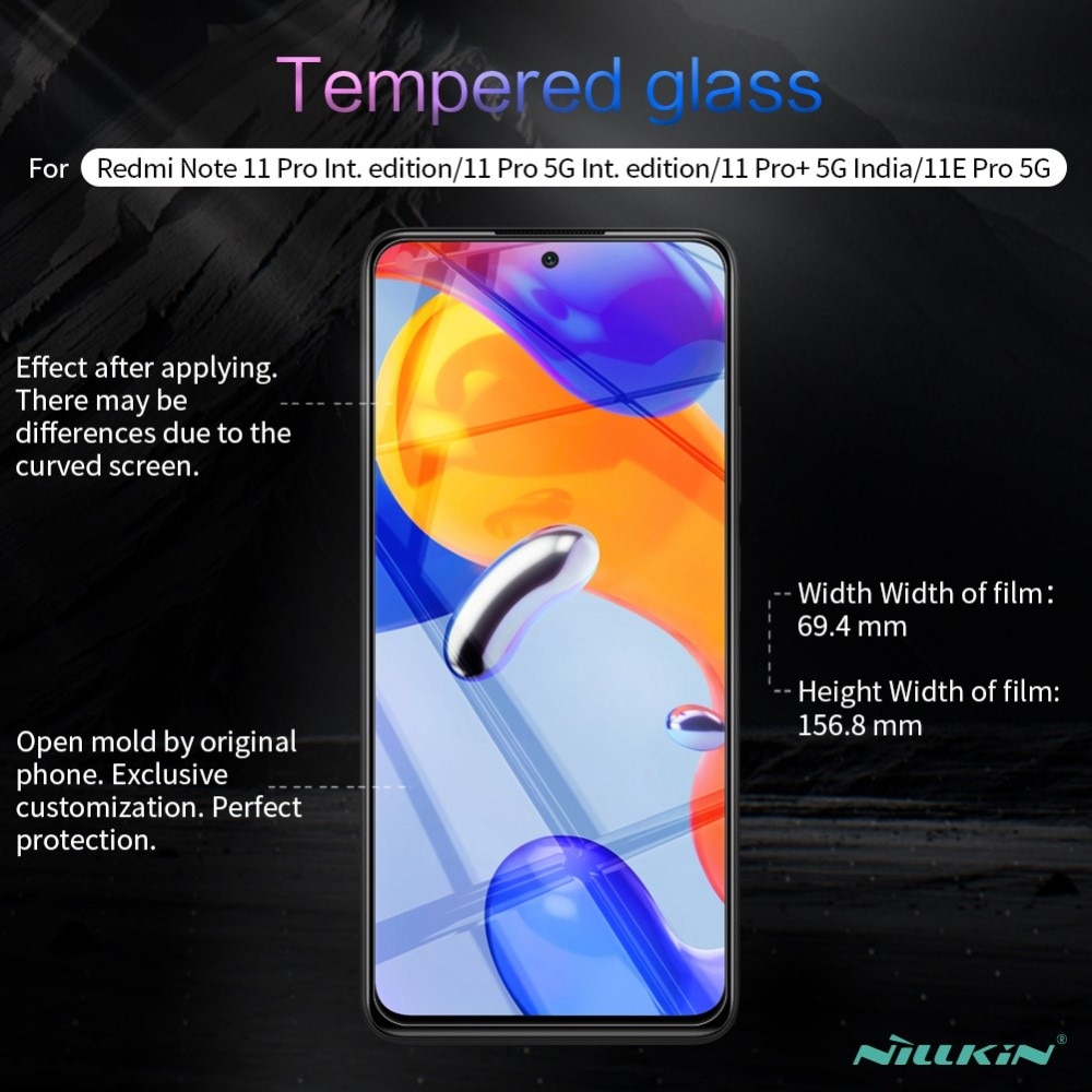 Amazing H+PRO Screenprotector Gehard Glas Xiaomi Redmi Note 11 Pro