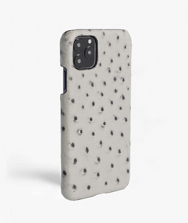 Hoesje iPhone 11 Pro Max Ostrich Grijs