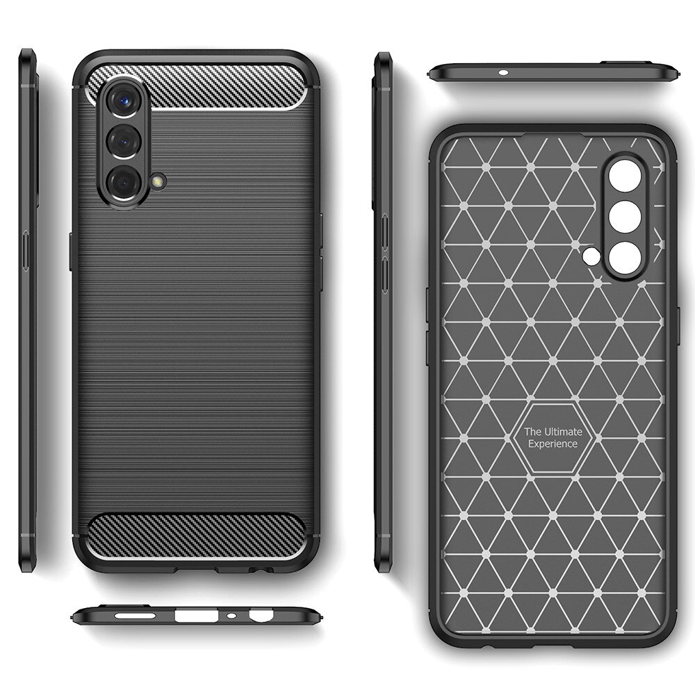 Hoesje TPU Brushed  OnePlus Nord CE 5G Zwart